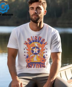 Houston Astros New Era White Ringer T Shirt