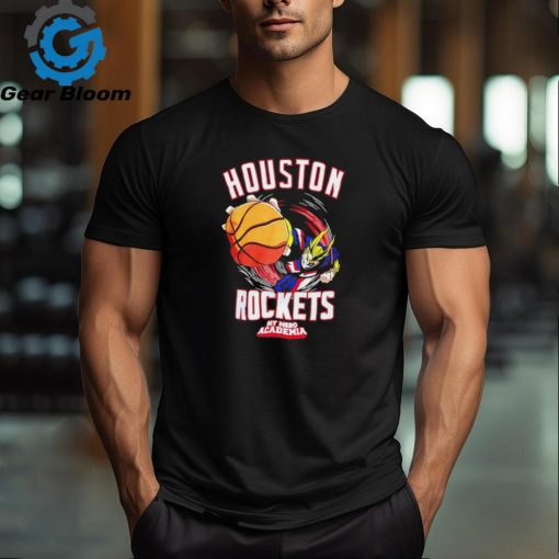 Houston Rockets And My Hero Academia All Might Smash T Shirt