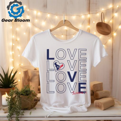 Houston Texans G III 4Her by Carl Banks Love Graphic T Shirt