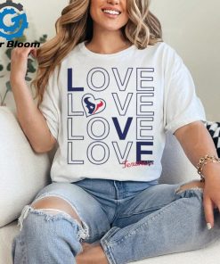 Houston Texans G III 4Her by Carl Banks Love Graphic T Shirt