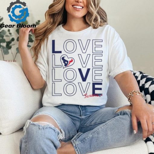 Houston Texans G III 4Her by Carl Banks Love Graphic T Shirt