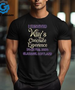 I survived Willy’s chocolate experience shirt