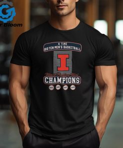 Illinois Fighting Illini 2024 Big Ten Men’s Basketball Conference Tournament Champions Tee shirt