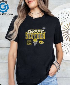 Iowa Hawkeyes 2024 Ncaa Women's Basketball Tournament March Madness Sweet 16 Fast Break Shirt