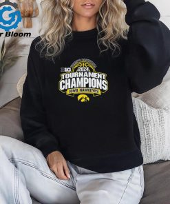 Iowa Hawkeyes Big Ten women’s basketball 2024 tournament champions shirt