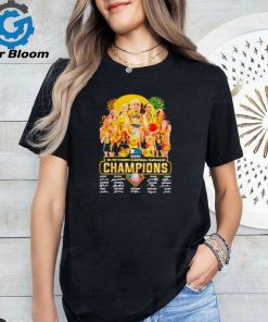 Iowa Hawkeyes basketball 2024 Big Ten Women’s Tournament Champions all signatures shirt