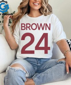 Iowa State Cyclones #24 Downtown Addy Brown Tee Shirts