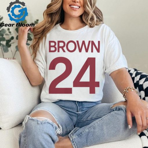 Iowa State Cyclones #24 Downtown Addy Brown Tee Shirts