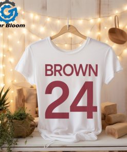 Iowa State Cyclones #24 Downtown Addy Brown Tee Shirts