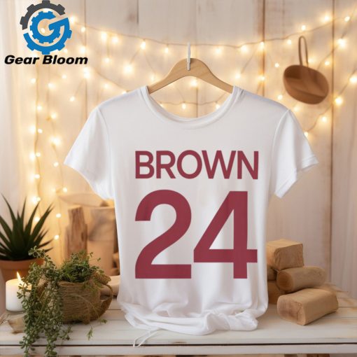 Iowa State Cyclones #24 Downtown Addy Brown Tee Shirts