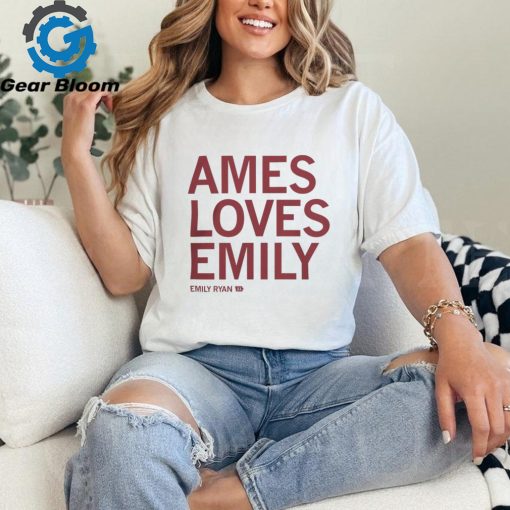 Iowa State Cyclones Ames Loves Emily Ryan #11 Tee shirt