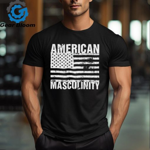 James Lindsay Wearing American Masculinity t shirt