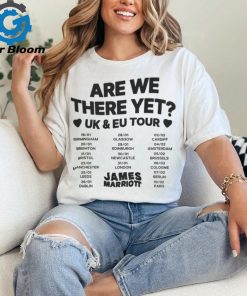 James Marriott Merch 2024 Tour Logo Tee Shirts