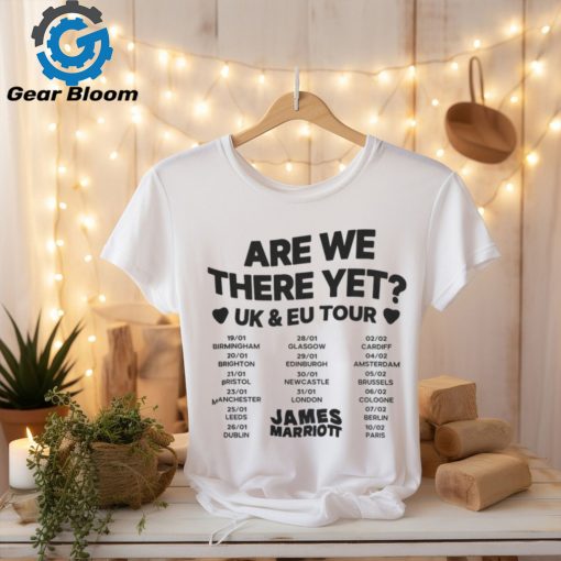 James Marriott Merch 2024 Tour Logo Tee Shirts