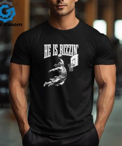 Jesus he is rizzen’ basketball shirt