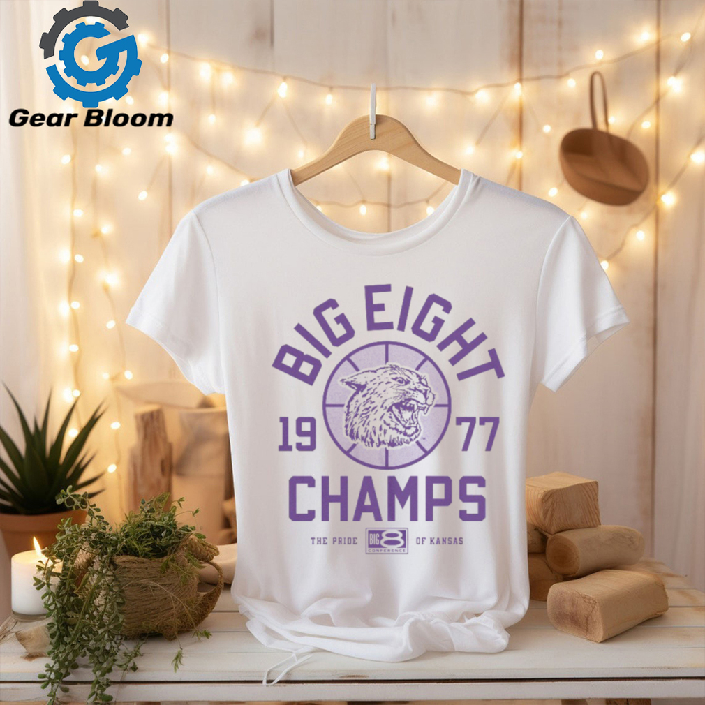 K State Basketball 1977 Big Eight Champions Tee K State Basketball 1977 Big Eight Champions Tee