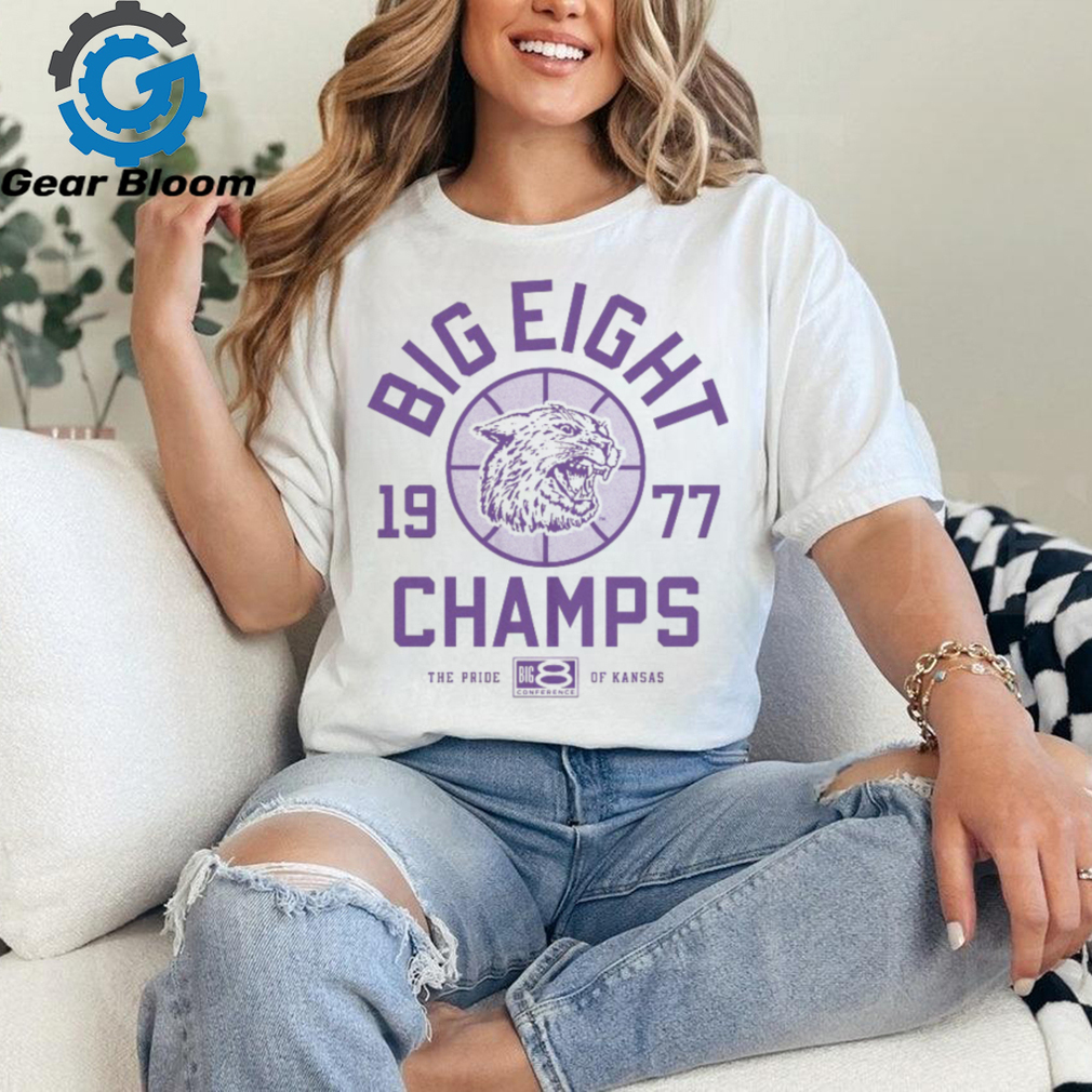 K State Basketball 1977 Big Eight Champions Tee K State Basketball 1977 Big Eight Champions Tee