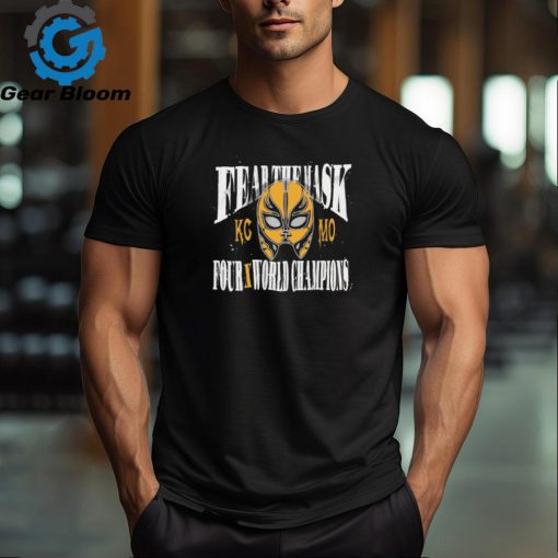 Kansas City Fear the Mask four world Champions shirt