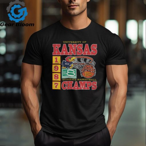 Kansas Women’s Basketball 1987 Big Eight Champs Shirt