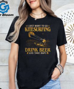 Kitesurfing Drink Beer Take Naps shirt