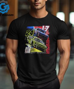 Kyle Larson #17 & William Byron #24 2024 Dual Cota Race Win Tee Shirt