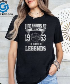 LIFE BEGINS AT 1963 THE BIRTH OF LEGENDS shirt