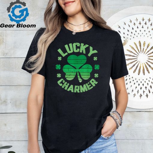 LUCKY CHARMER Shirt Boys Kids Girl Funny St. Patrick’s Day T Shirt