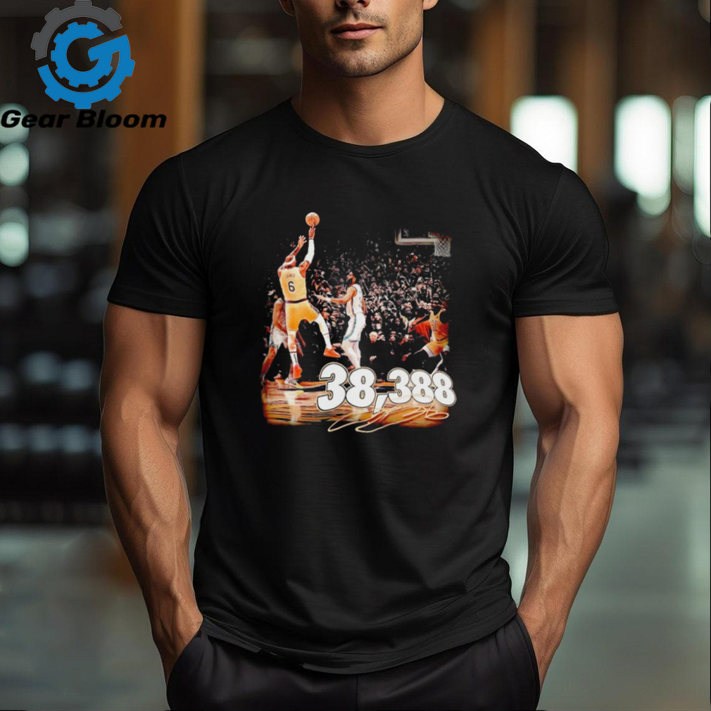 LeBron James 38388 All Time Scoring Leader shirt LeBron James 38388 All Time Scoring Leader shirt