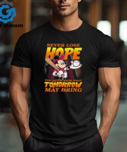 Los Angeles Angels MLB Baseball Mickey Disney Never Lose Hope T Shirt