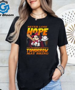 Los Angeles Angels MLB Baseball Mickey Disney Never Lose Hope T Shirt