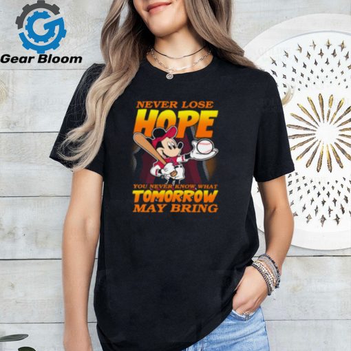 Los Angeles Angels MLB Baseball Mickey Disney Never Lose Hope T Shirt