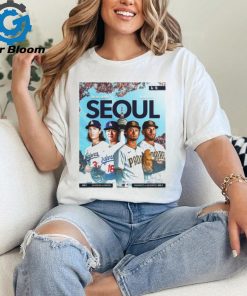 Los angeles dodgers take on the san diego padres in the seoul series shirt