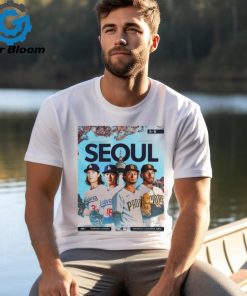 Los angeles dodgers take on the san diego padres in the seoul series shirt