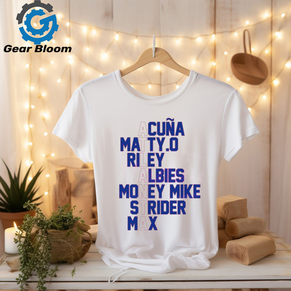 MLB Atlanta Braves Name Players shirt MLB Atlanta Braves Name Players shirt