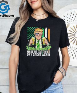 Make St Patrick’s Day Great Again Funny Trump 2024 Shirt