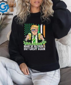 Make St Patrick’s Day Great Again Funny Trump 2024 Shirt