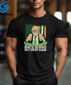 Make St Patrick’s Day Great Again Funny Trump 2024 Shirt