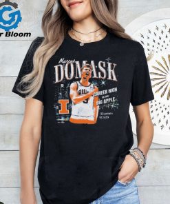 Marcus Domask career high in the big apple shirt