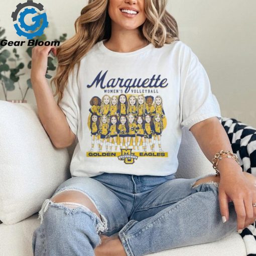 Marquette Golden Eagles 2024 Women’s Volleyball Team T Shirt