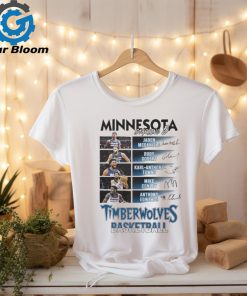 Minnesota Timberwolves Starting 5 Basketball Signatures shirt