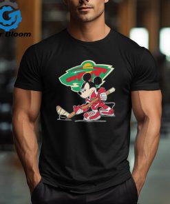 Minnesota Wild NHL Mickey Mouse Player 2024 shirt