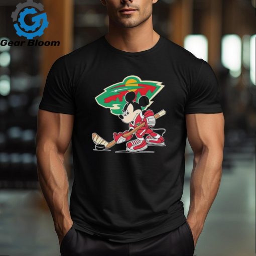 Minnesota Wild NHL Mickey Mouse Player 2024 shirt