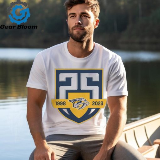 Nashville Predators 25th Anniversary Shirt