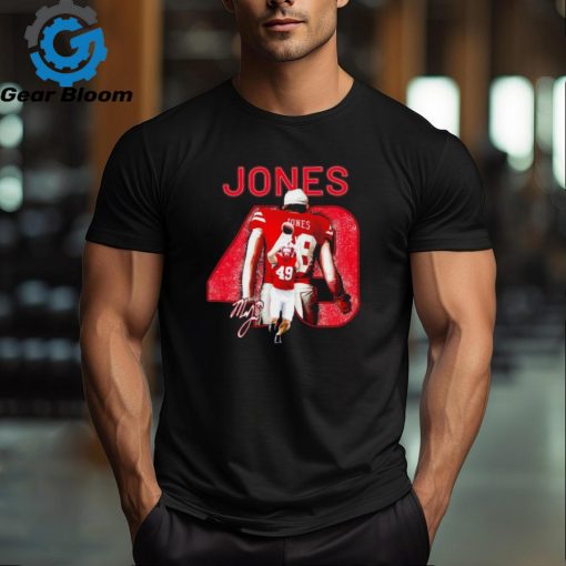 Nebraska Cornhuskers Mason Jones 49 signature shirt