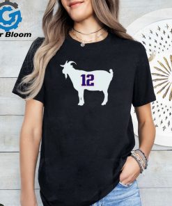 New England Patriots Tom Brady goat 12 shirt