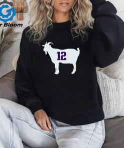 New England Patriots Tom Brady goat 12 shirt