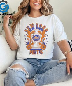 New York Mets New Era White Ringer T Shirt