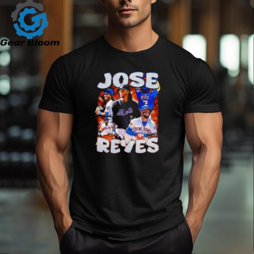 New York Mets baseball Jose Reyes vintage graphic shirt