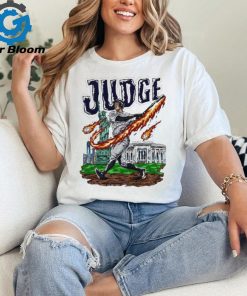 New York Yankees Aaron Judge fire baseball shirt