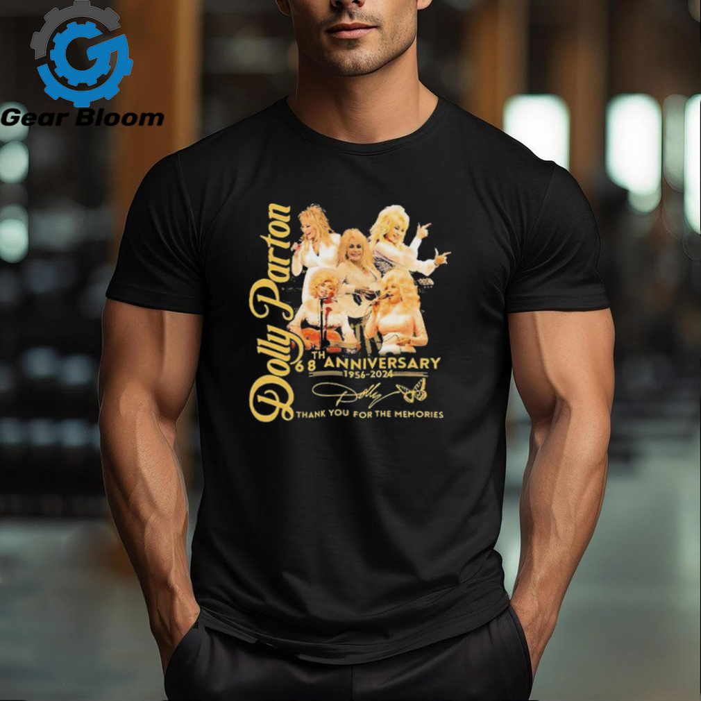 Official 68th Anniversary Of Dolly Parton 1956 2024 Thank You For The Memories Signatures Shirt Official 68th Anniversary Of Dolly Parton 1956 2024 Thank You For The Memories Signatures Shirt